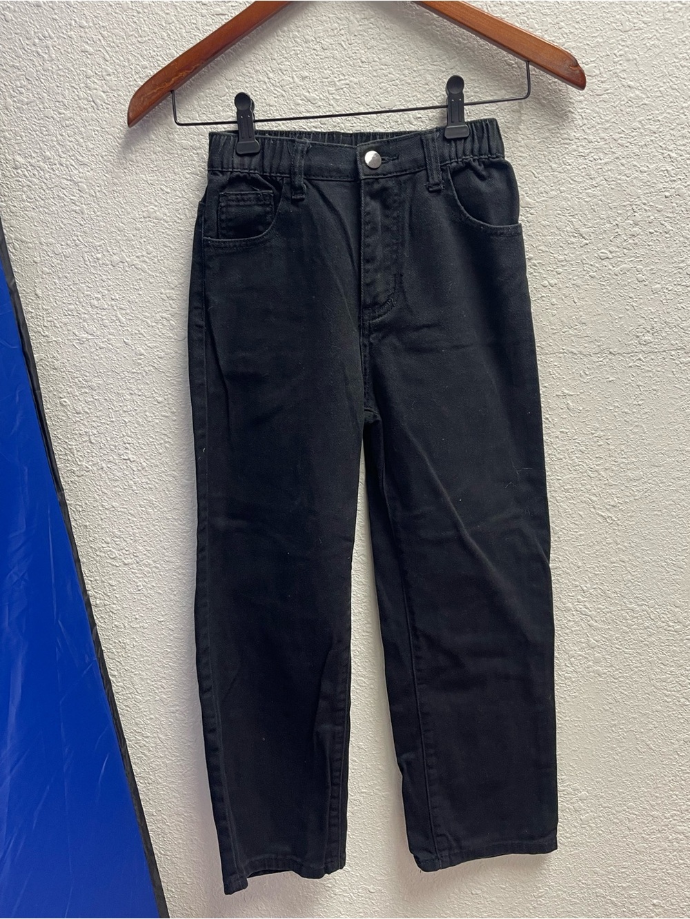H&M Black Kids Straight-Leg Jeans